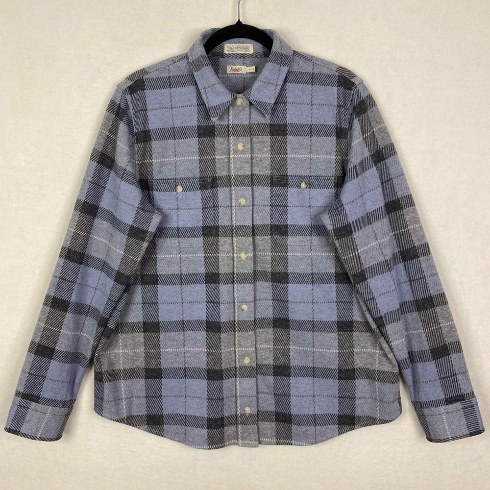 Faherty Shirt Womens XL Plaid Multicolor The Legend Long Sleeve Button Up